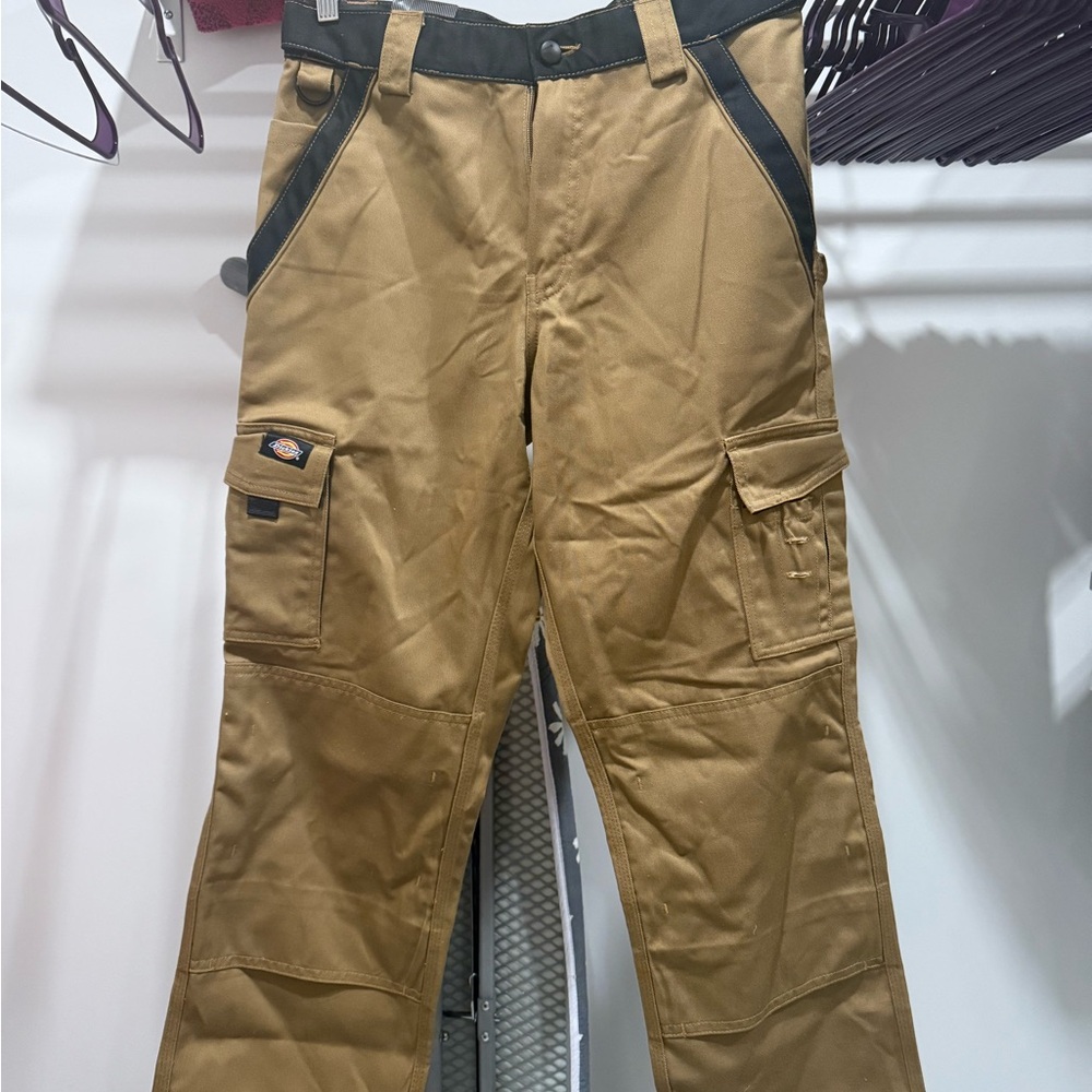 Dickies Men's Brown and Black Cargo Pants